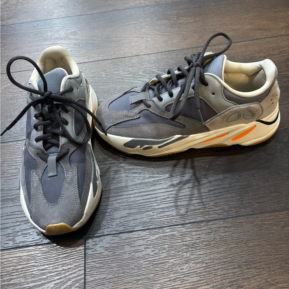 Yeezy Boost 700 Grey and Cream Sneakers